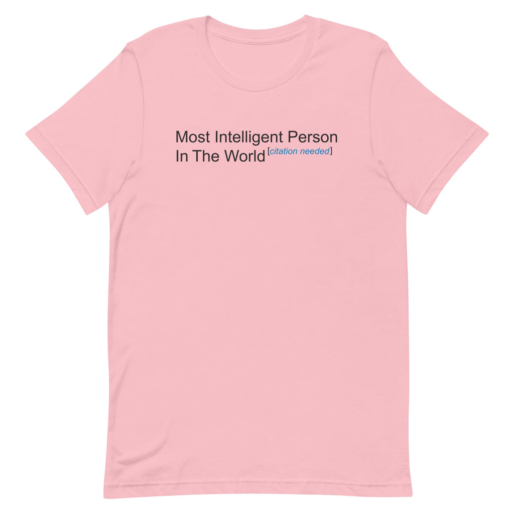 Most Intelligent Person in the World Citation Needed Men's Signature Tee Hoodie, Sweatshirt | PureTeeCo.com (Image 3)