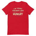 What I Said When I Was Hungry Men's Signature Tee Hoodie, Sweatshirt | PureTeeCo.com (Image 1)