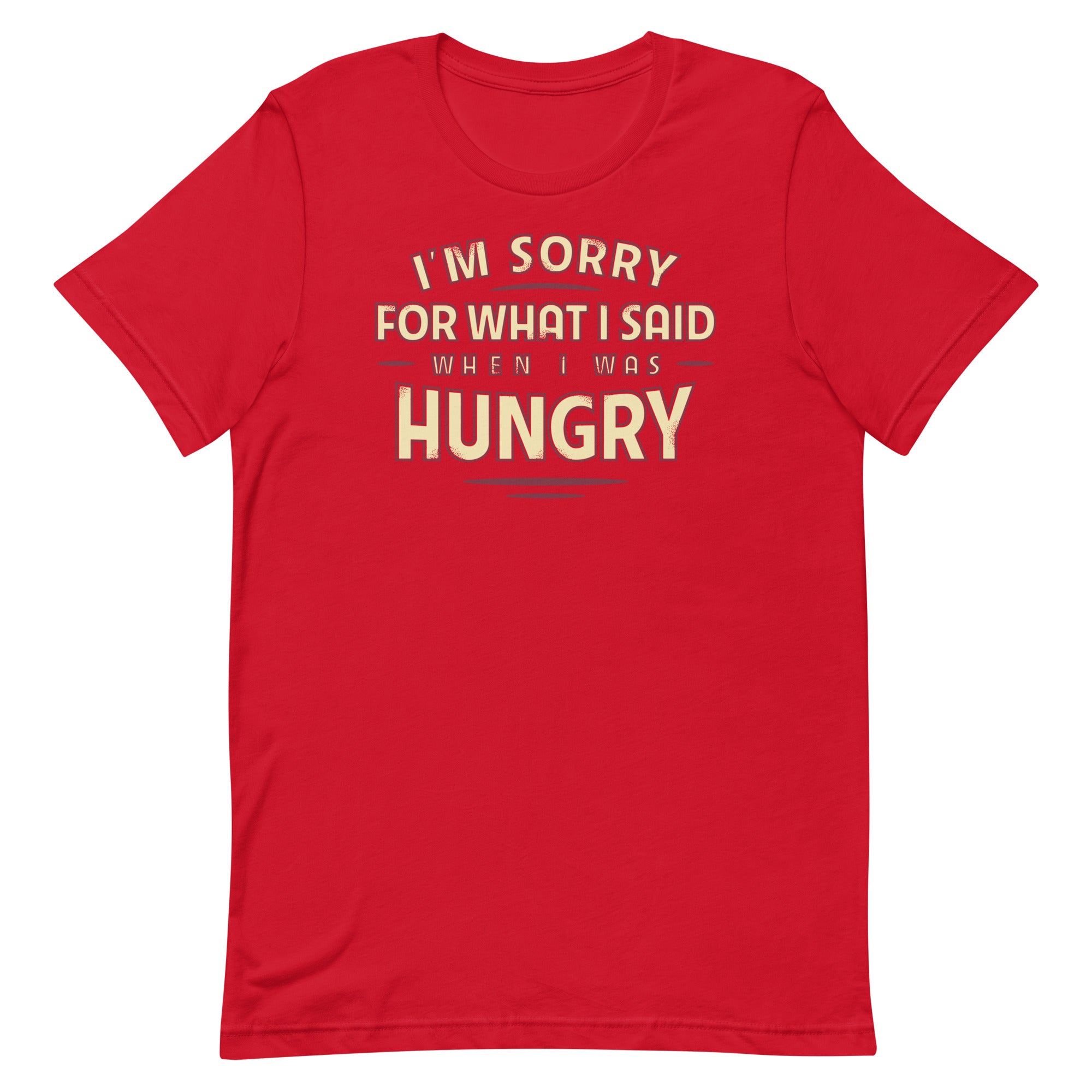 What I Said When I Was Hungry Men's Signature Tee Hoodie, Sweatshirt | PureTeeCo.com (Image 1)