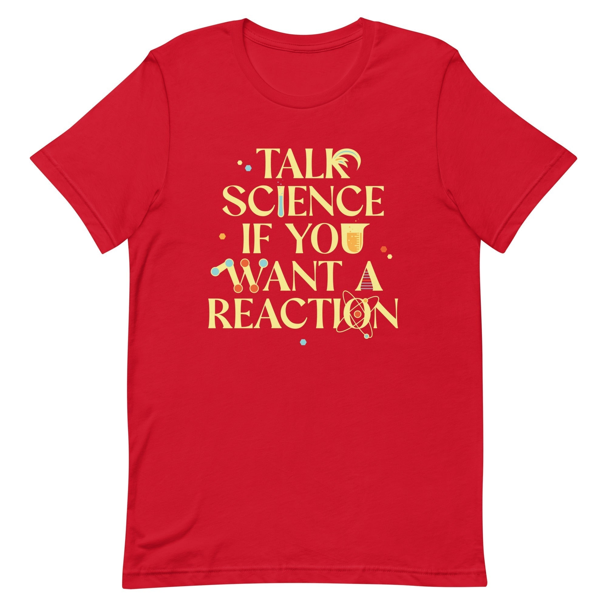 Talk Science If You Want A Reaction Men's Signature Tee Hoodie, Sweatshirt | PureTeeCo.com (Image 4)