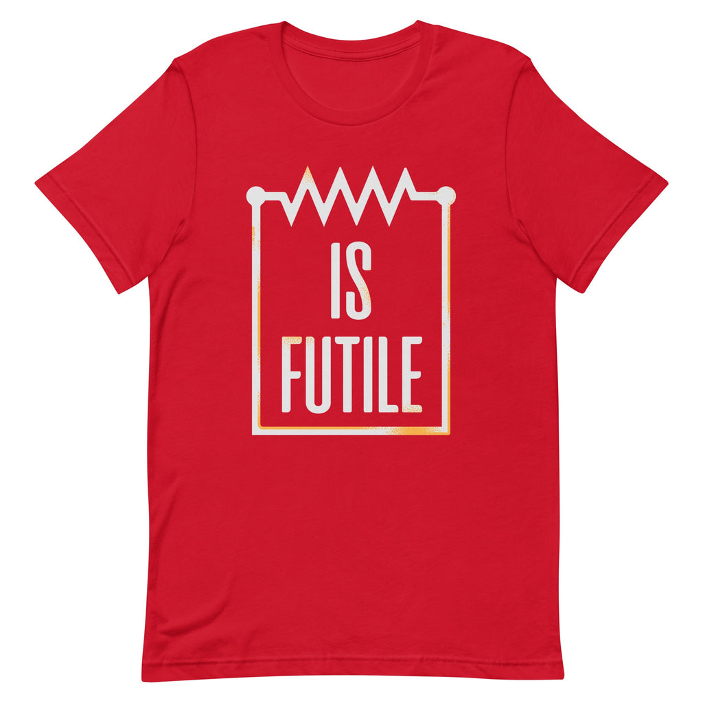 Resistor Is Futile Men's Signature Tee Hoodie, Sweatshirt | PureTeeCo.com (Image 4)