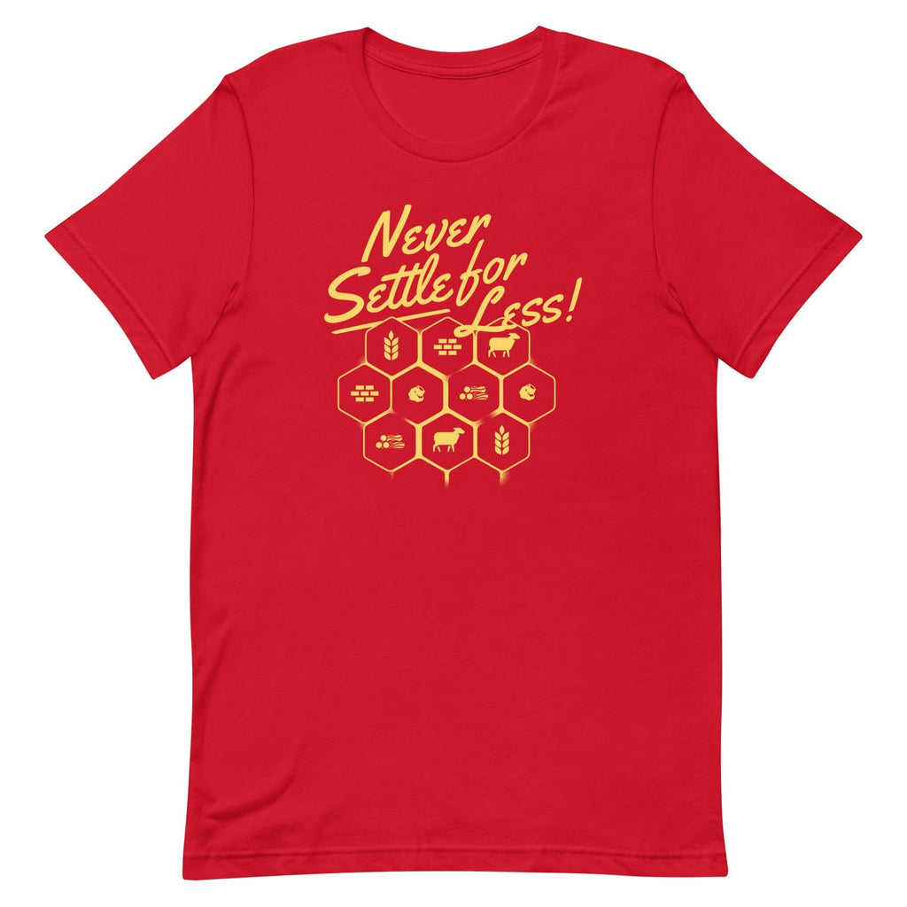 Never Settle For Less Men's Signature Tee Hoodie, Sweatshirt | PureTeeCo.com (Image 3)
