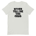 Never Tell Me The Odds Men's Signature Tee Hoodie, Sweatshirt | PureTeeCo.com (Image 1)