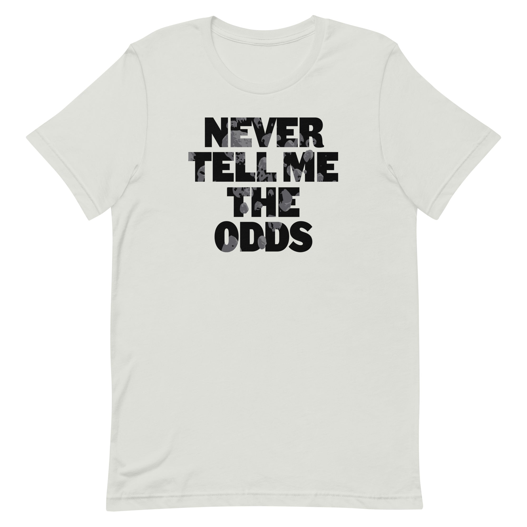 Never Tell Me The Odds Men's Signature Tee Hoodie, Sweatshirt | PureTeeCo.com (Image 1)