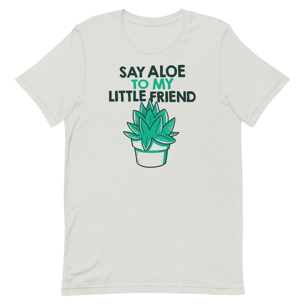 Say Aloe To My Little Friend Men's Signature Tee Hoodie, Sweatshirt | PureTeeCo.com (Image 1)
