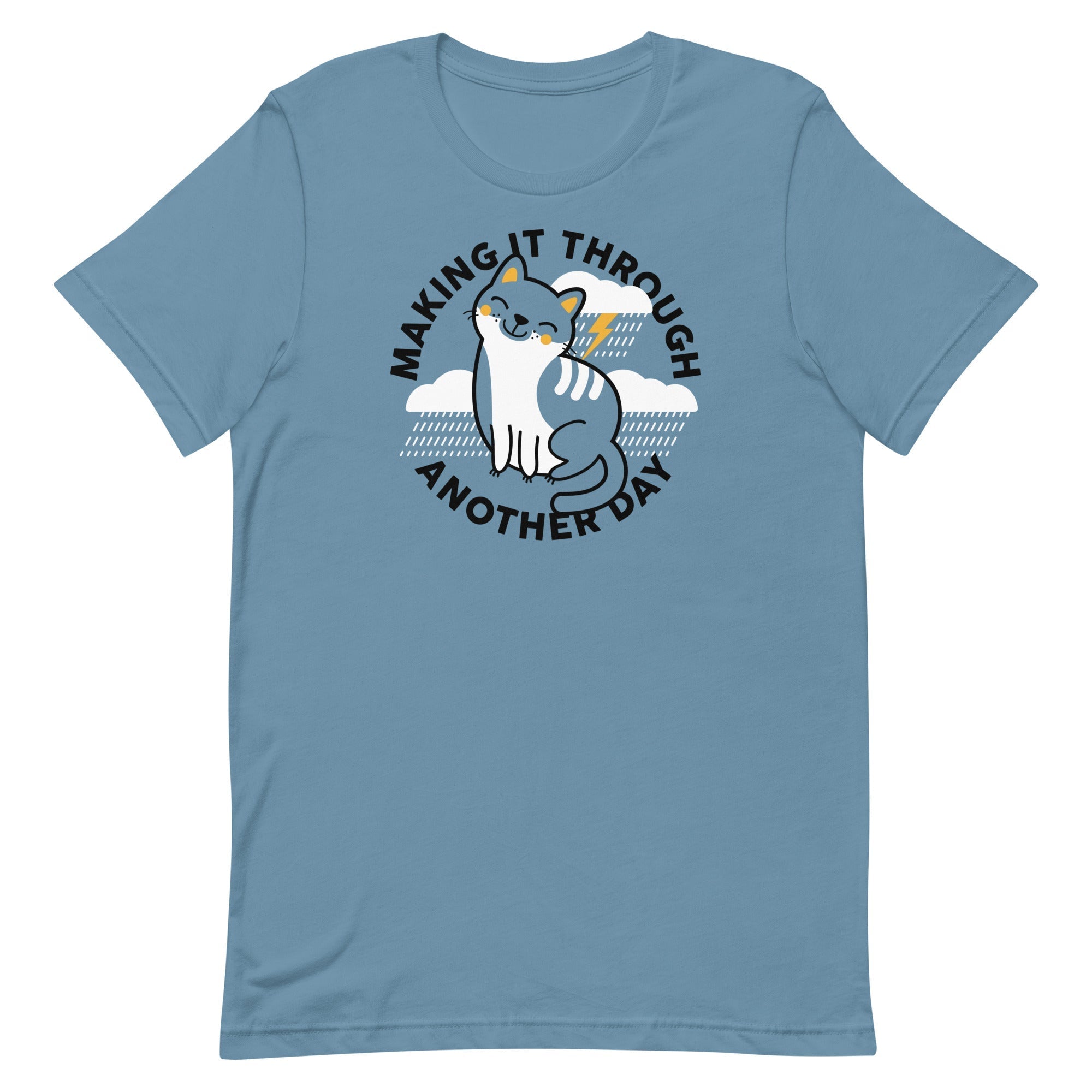 Making It Through Another Day Men's Signature Tee Hoodie, Sweatshirt | PureTeeCo.com (Image 1)