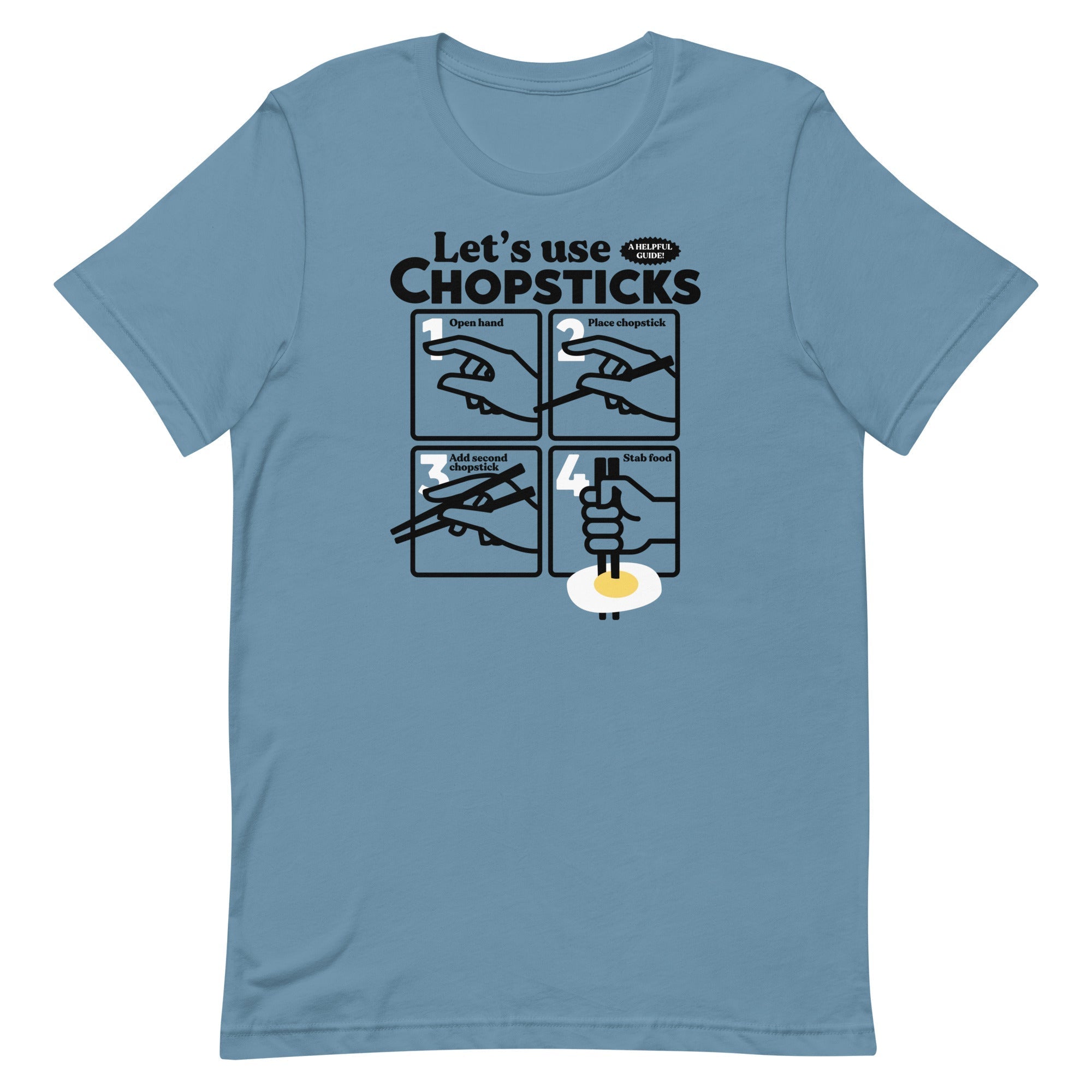 Let's Use Chopsticks Men's Signature Tee Hoodie, Sweatshirt | PureTeeCo.com (Image 2)