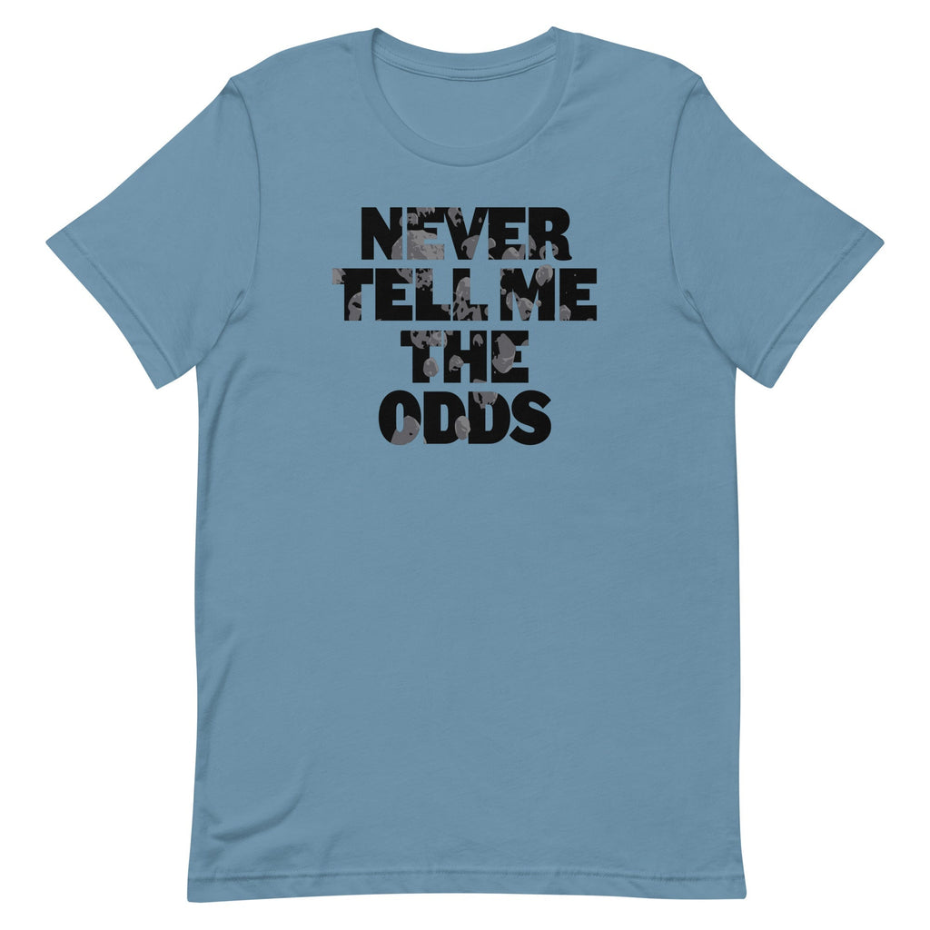Never Tell Me The Odds Men's Signature Tee Hoodie, Sweatshirt | PureTeeCo.com (Image 3)
