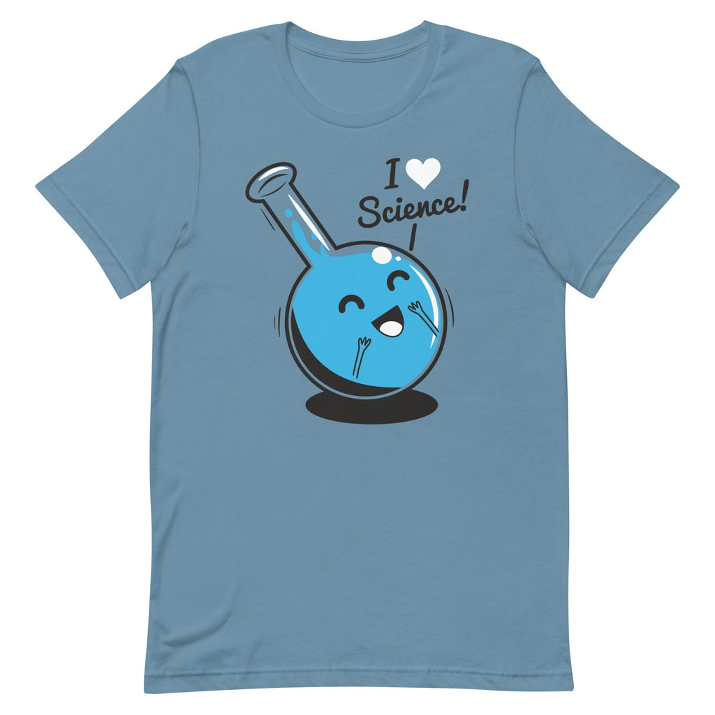 I Heart Science Men's Signature Tee Hoodie, Sweatshirt | PureTeeCo.com (Image 3)