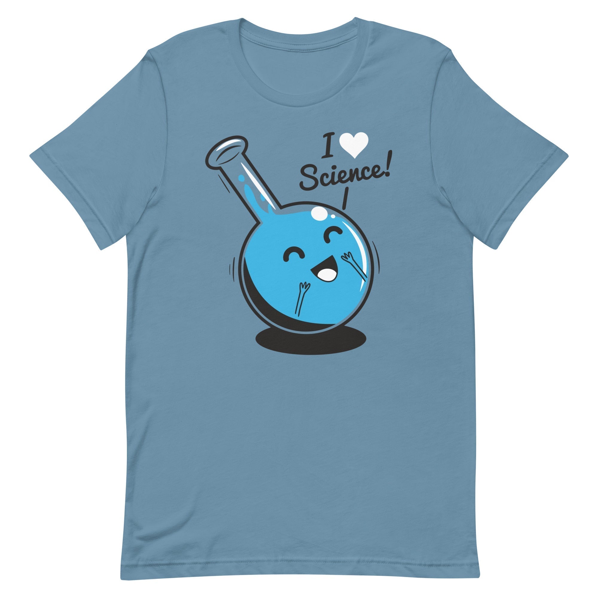 I Heart Science Men's Signature Tee Hoodie, Sweatshirt | PureTeeCo.com (Image 3)