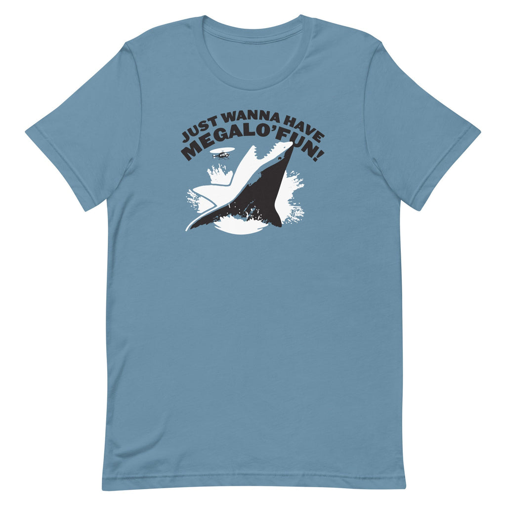 Just Wanna Have Megalo' Fun! Men's Signature Tee Hoodie, Sweatshirt | PureTeeCo.com (Image 3)