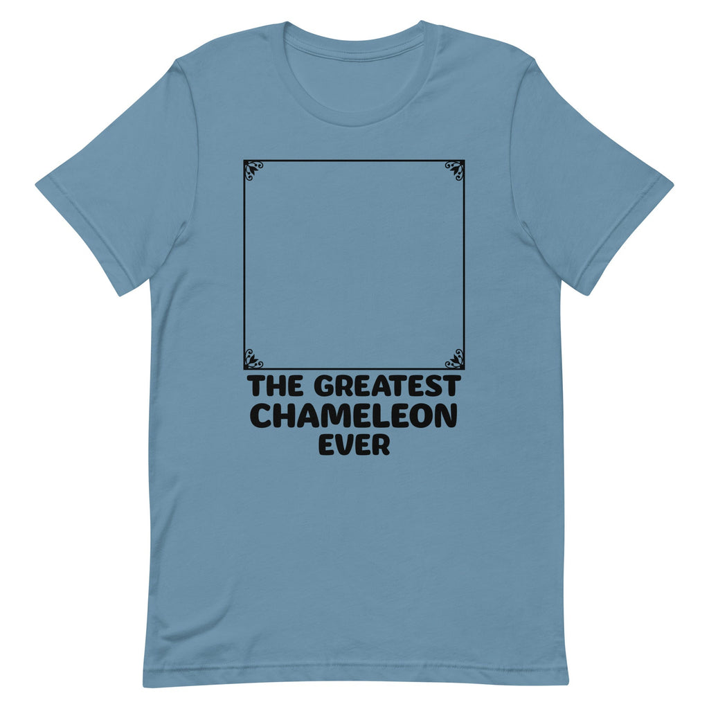 The Greatest Chameleon Ever Men's Signature Tee Hoodie, Sweatshirt | PureTeeCo.com (Image 4)