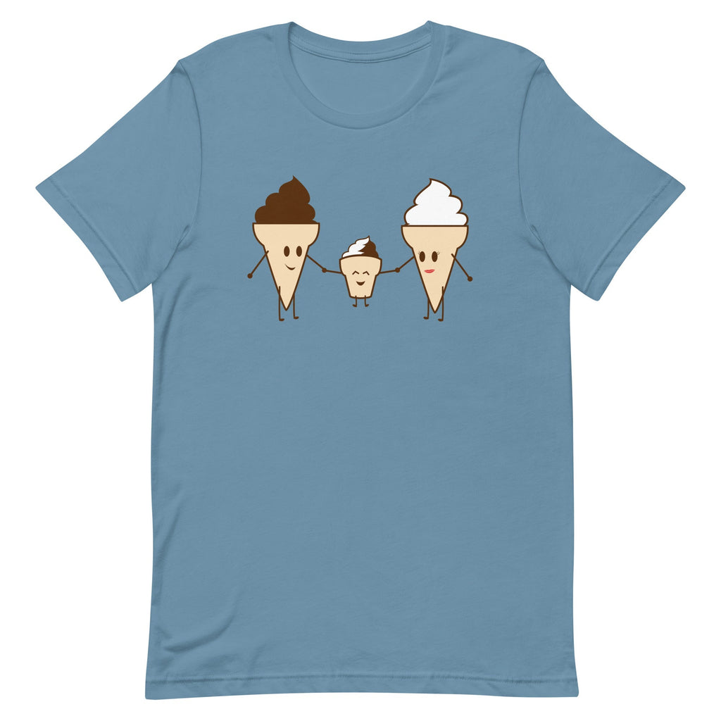 Ice Cream Family Men's Signature Tee Hoodie, Sweatshirt | PureTeeCo.com (Image 3)
