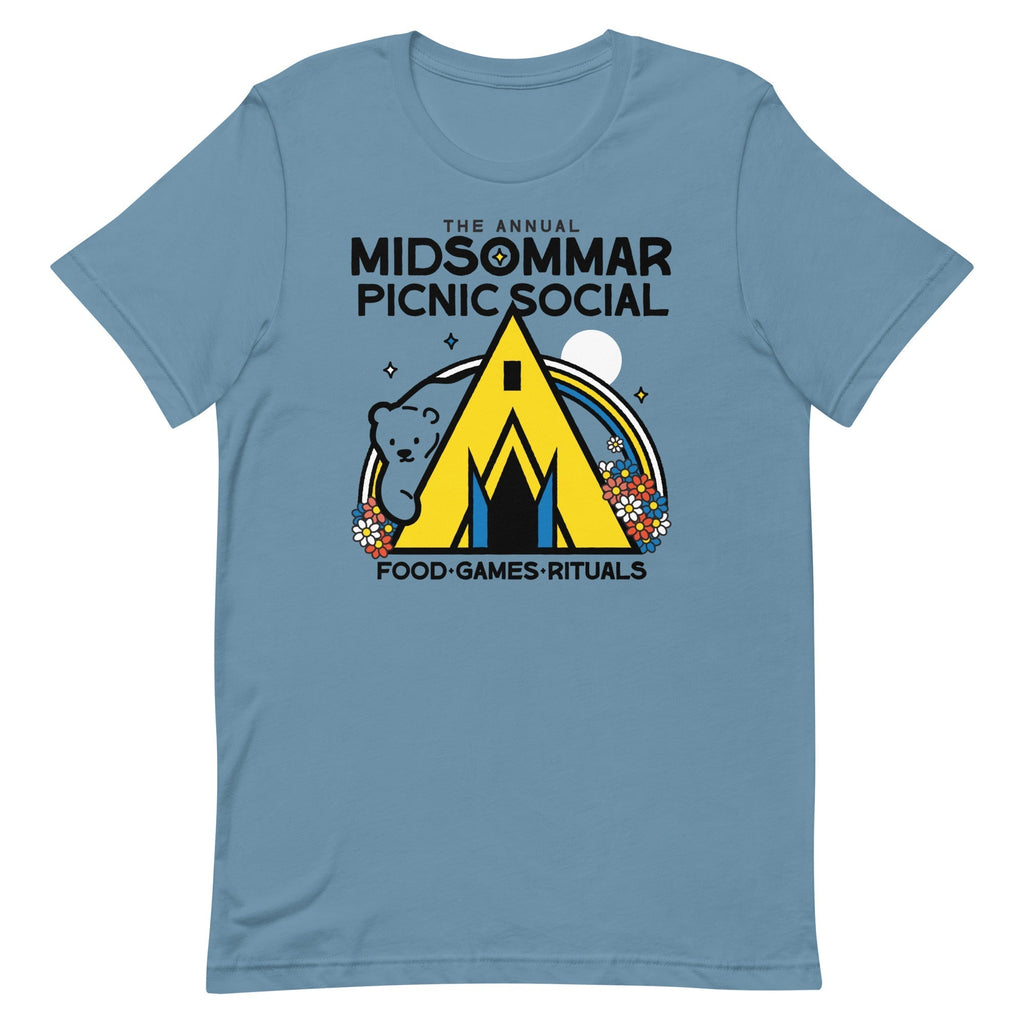 The Annual Midsommar Picnic Social Men's Signature Tee Hoodie, Sweatshirt | PureTeeCo.com (Image 5)
