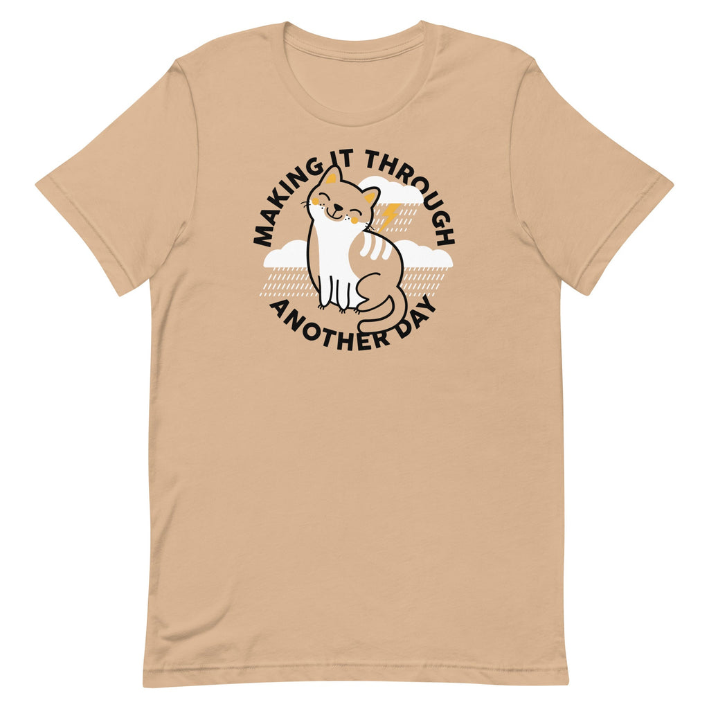 Making It Through Another Day Men's Signature Tee Hoodie, Sweatshirt | PureTeeCo.com (Image 3)