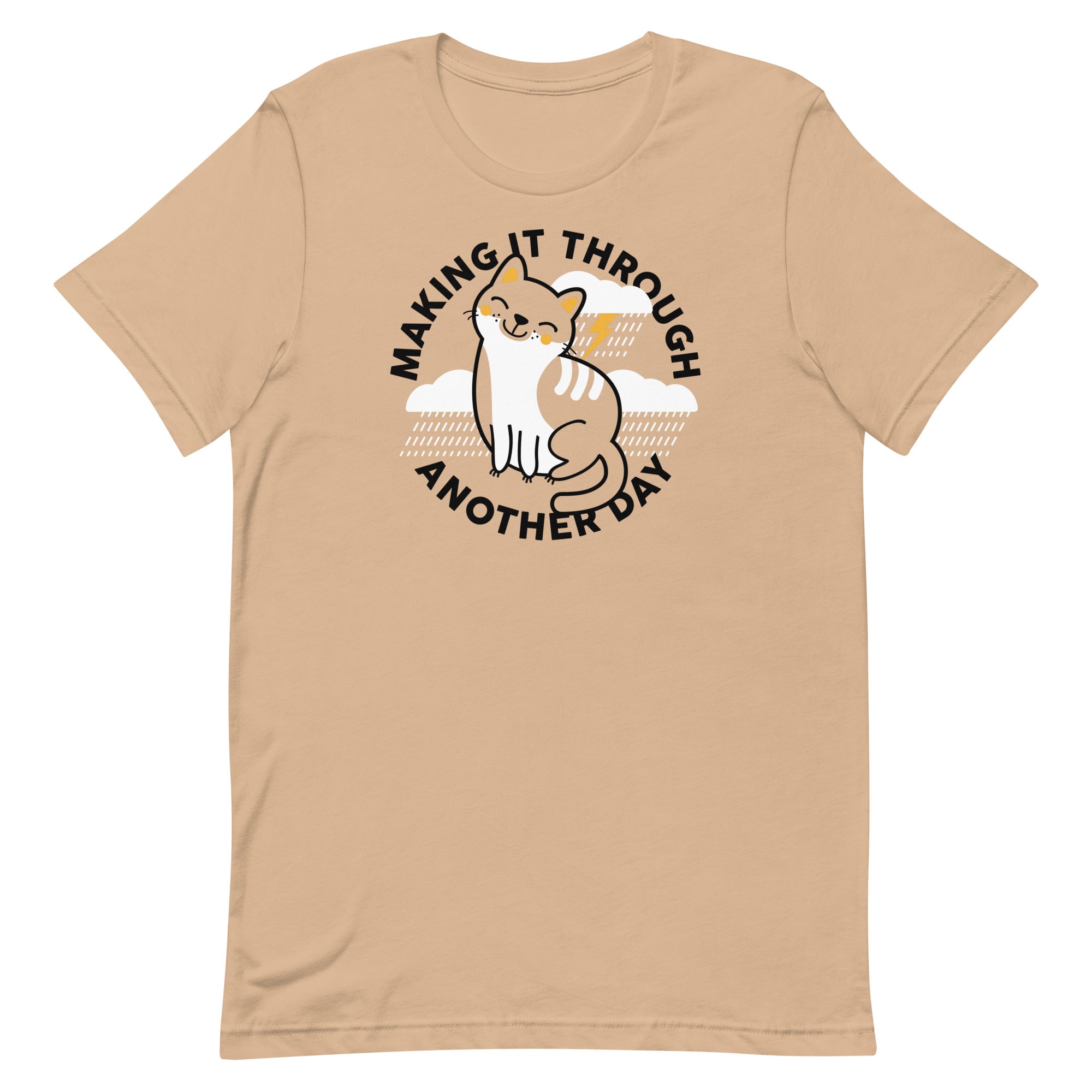 Making It Through Another Day Men's Signature Tee Hoodie, Sweatshirt | PureTeeCo.com (Image 3)