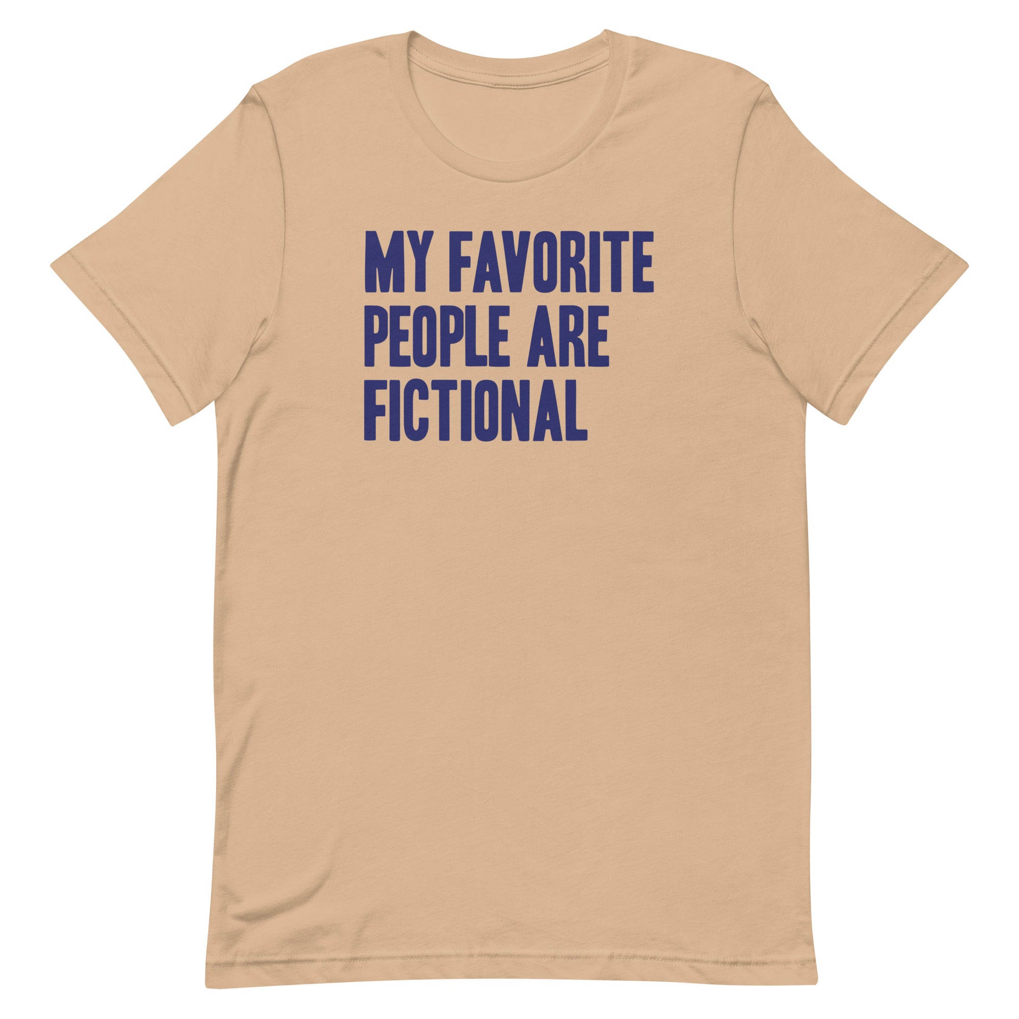 My Favorite People Are Fictional Men's Signature Tee Hoodie, Sweatshirt | PureTeeCo.com (Image 2)
