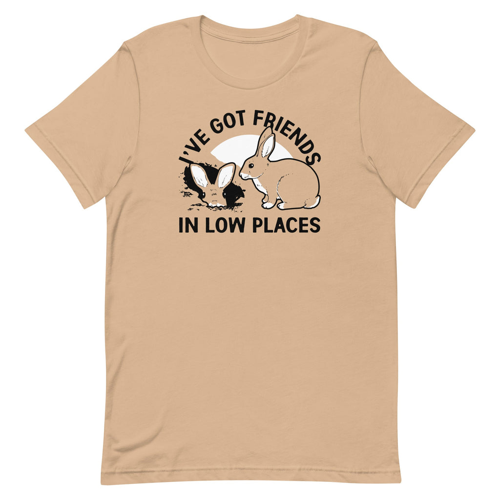 I've Got Friends In Low Places Men's Signature Tee Hoodie, Sweatshirt | PureTeeCo.com (Image 3)