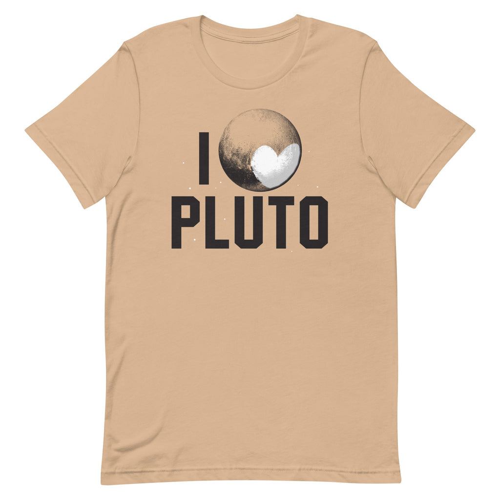 I Heart Pluto Men's Signature Tee Hoodie, Sweatshirt | PureTeeCo.com (Image 3)