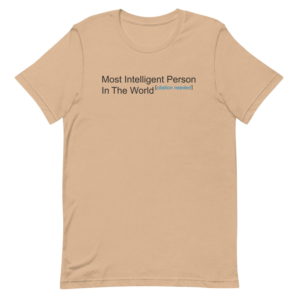 Most Intelligent Person in the World Citation Needed Men's Signature Tee Hoodie, Sweatshirt | PureTeeCo.com (Image 2)
