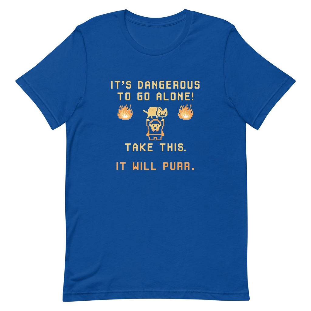 It's Dangerous To Go Alone Men's Signature Tee Hoodie, Sweatshirt | PureTeeCo.com (Image 5)