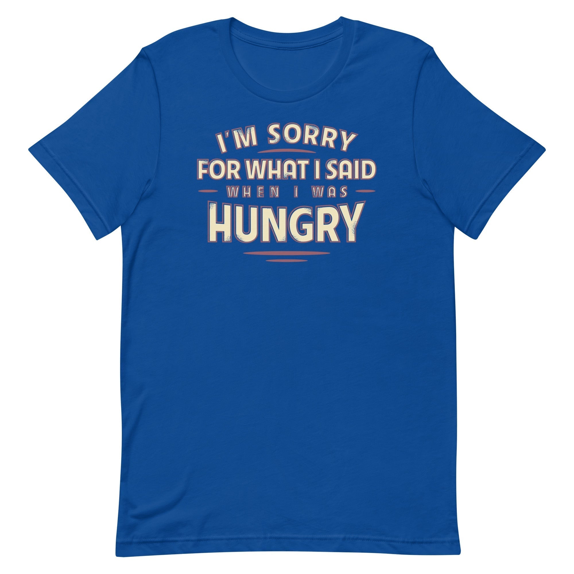 What I Said When I Was Hungry Men's Signature Tee Hoodie, Sweatshirt | PureTeeCo.com (Image 2)