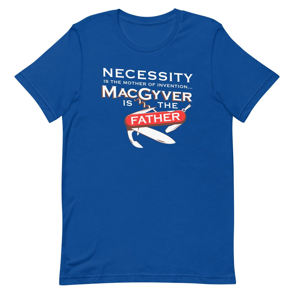 Necessity Is The Mother Men's Signature Tee Hoodie, Sweatshirt | PureTeeCo.com (Image 4)