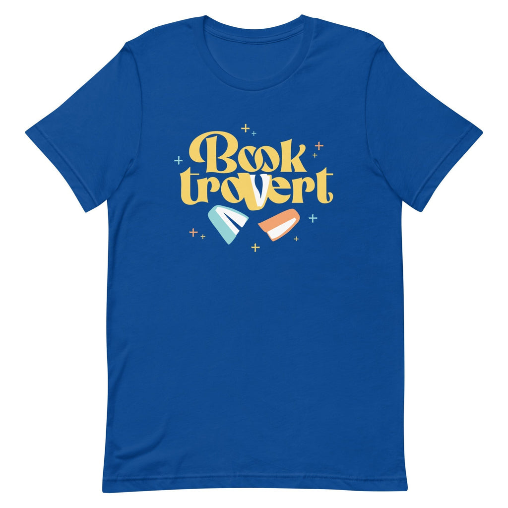 Booktrovert Men's Signature Tee Hoodie, Sweatshirt | PureTeeCo.com (Image 4)