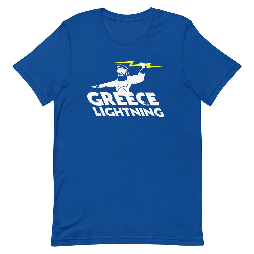 Greece Lightning Men's Signature Tee Hoodie, Sweatshirt | PureTeeCo.com (Image 3)