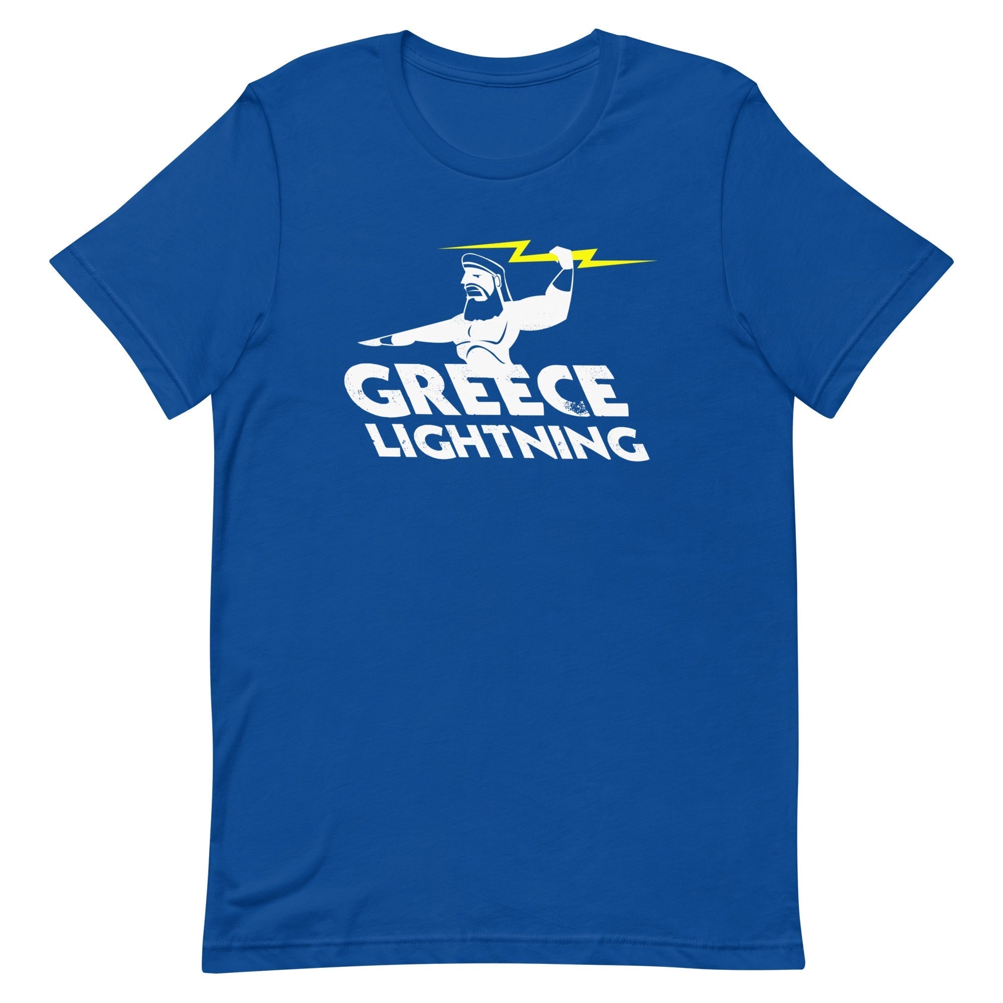 Greece Lightning Men's Signature Tee Hoodie, Sweatshirt | PureTeeCo.com (Image 3)
