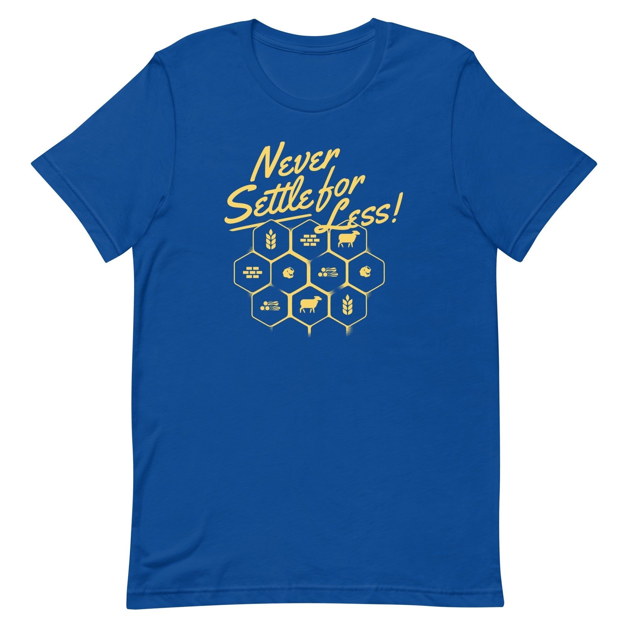 Never Settle For Less Men's Signature Tee Hoodie, Sweatshirt | PureTeeCo.com (Image 4)