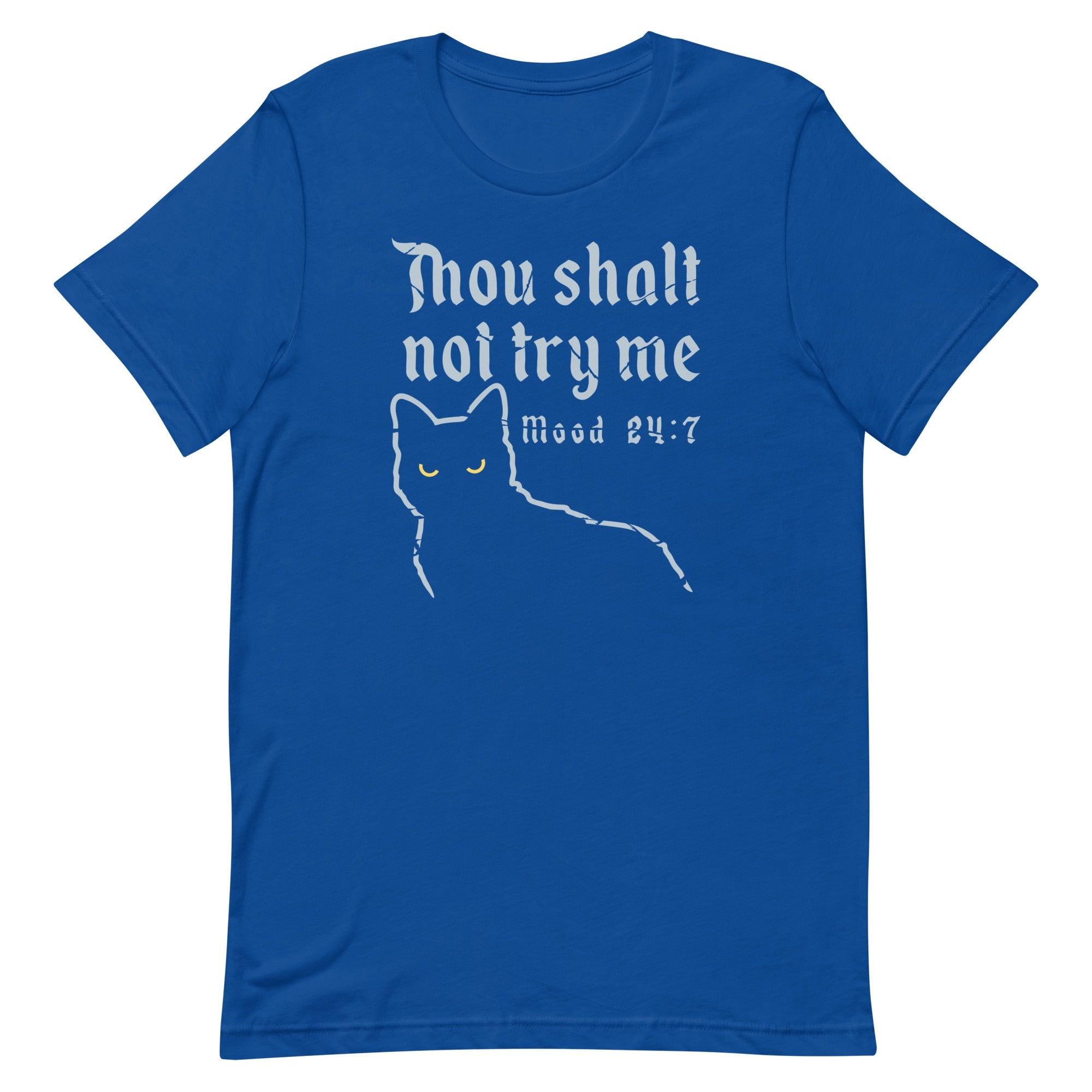 Thou Shalt Not Try Me Men's Signature Tee Hoodie, Sweatshirt | PureTeeCo.com (Image 4)