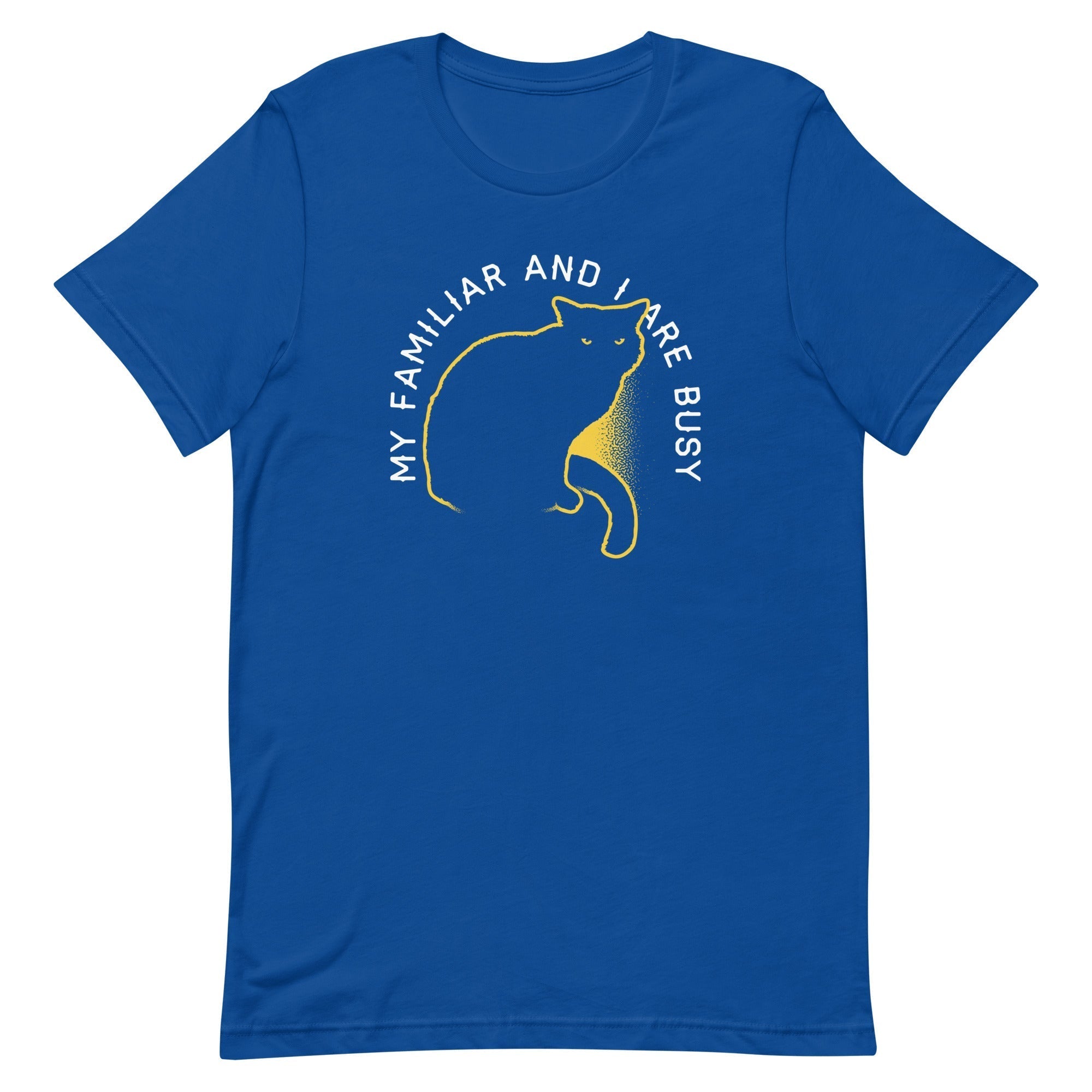 My Familiar And I Are Busy Men's Signature Tee Hoodie, Sweatshirt | PureTeeCo.com (Image 5)