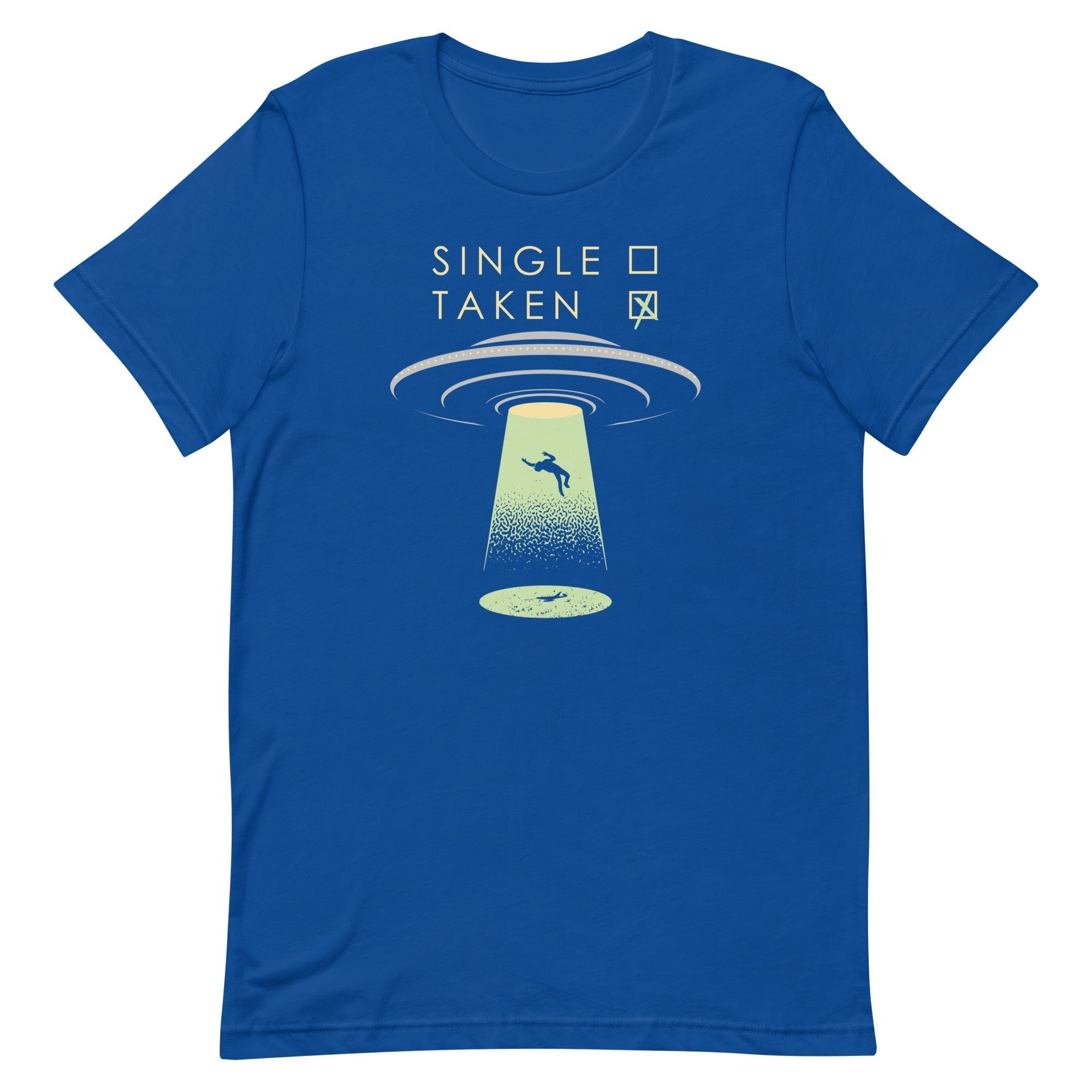 Single Taken UFO Men's Signature Tee Hoodie, Sweatshirt | PureTeeCo.com (Image 5)