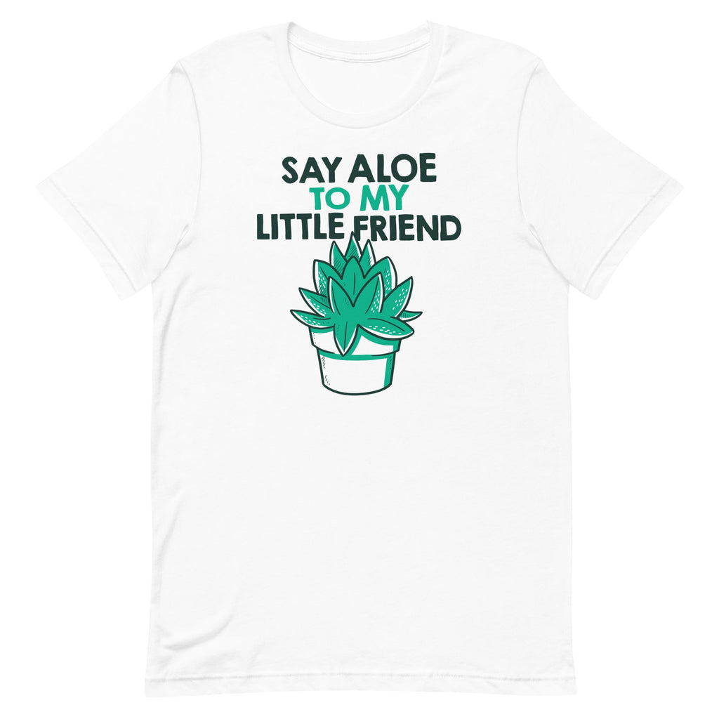 Say Aloe To My Little Friend Men's Signature Tee Hoodie, Sweatshirt | PureTeeCo.com (Image 4)