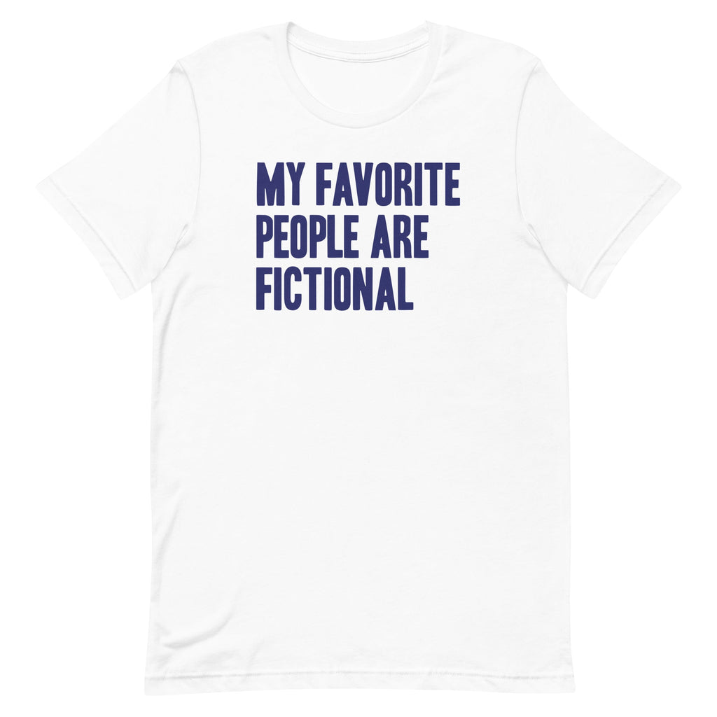 My Favorite People Are Fictional Men's Signature Tee Hoodie, Sweatshirt | PureTeeCo.com (Image 4)