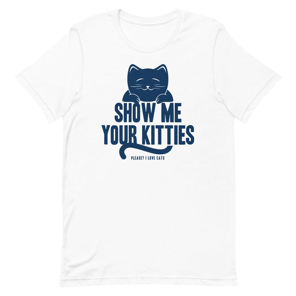 Show Me Your Kitties Men's Signature Tee Hoodie, Sweatshirt | PureTeeCo.com (Image 5)