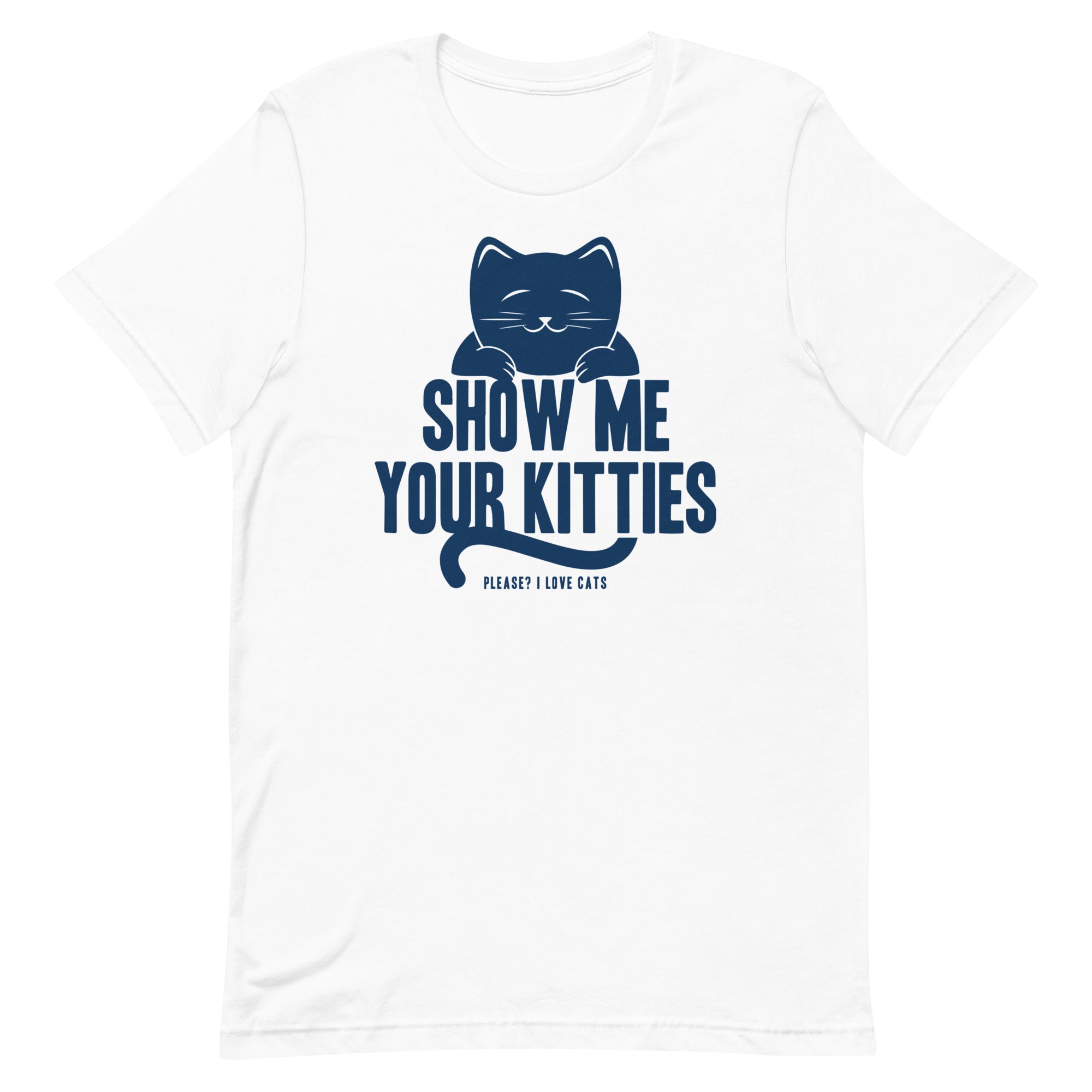 Show Me Your Kitties Men's Signature Tee Hoodie, Sweatshirt | PureTeeCo.com (Image 5)