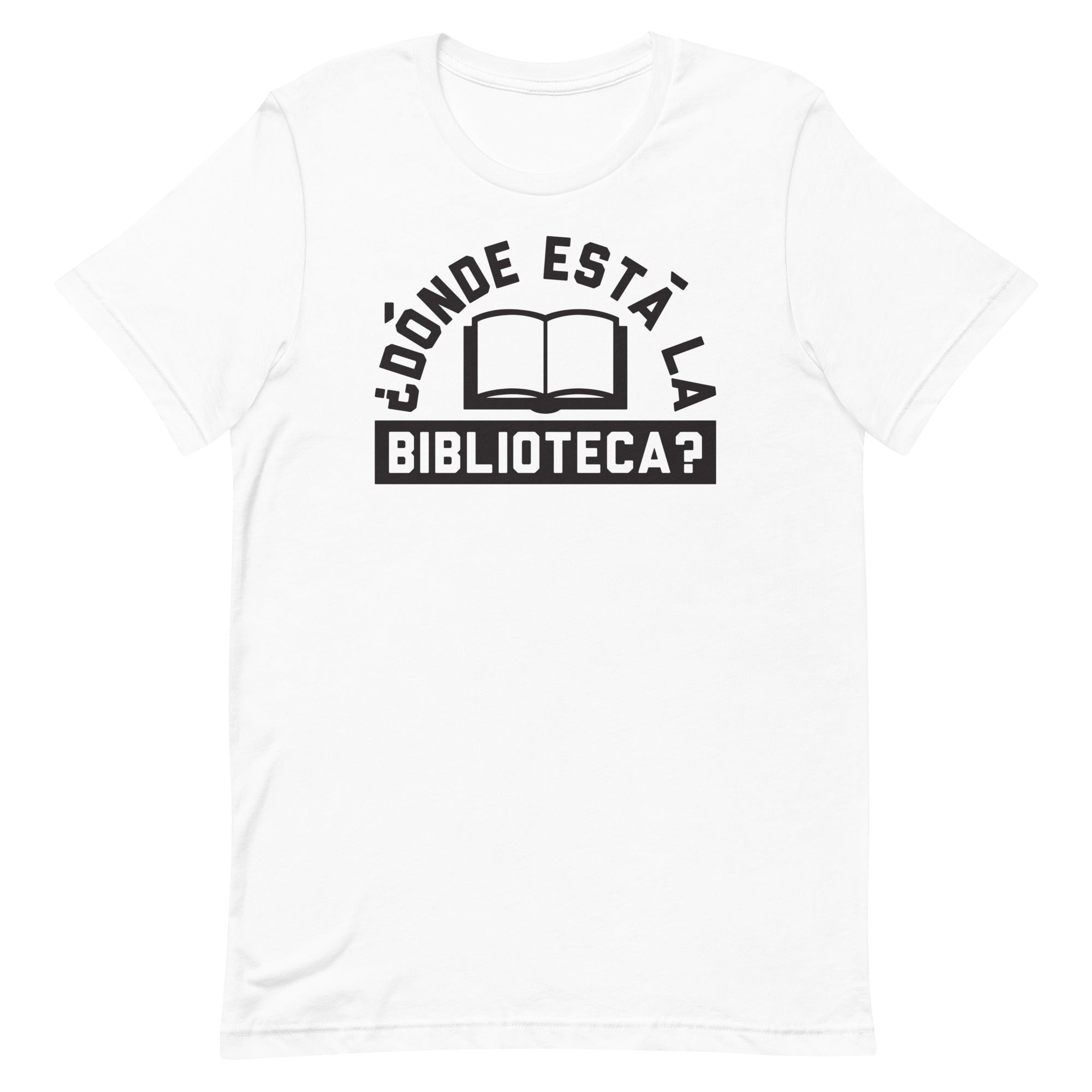 Donde Esta La Biblioteca? Men's Signature Tee Hoodie, Sweatshirt | PureTeeCo.com (Image 5)