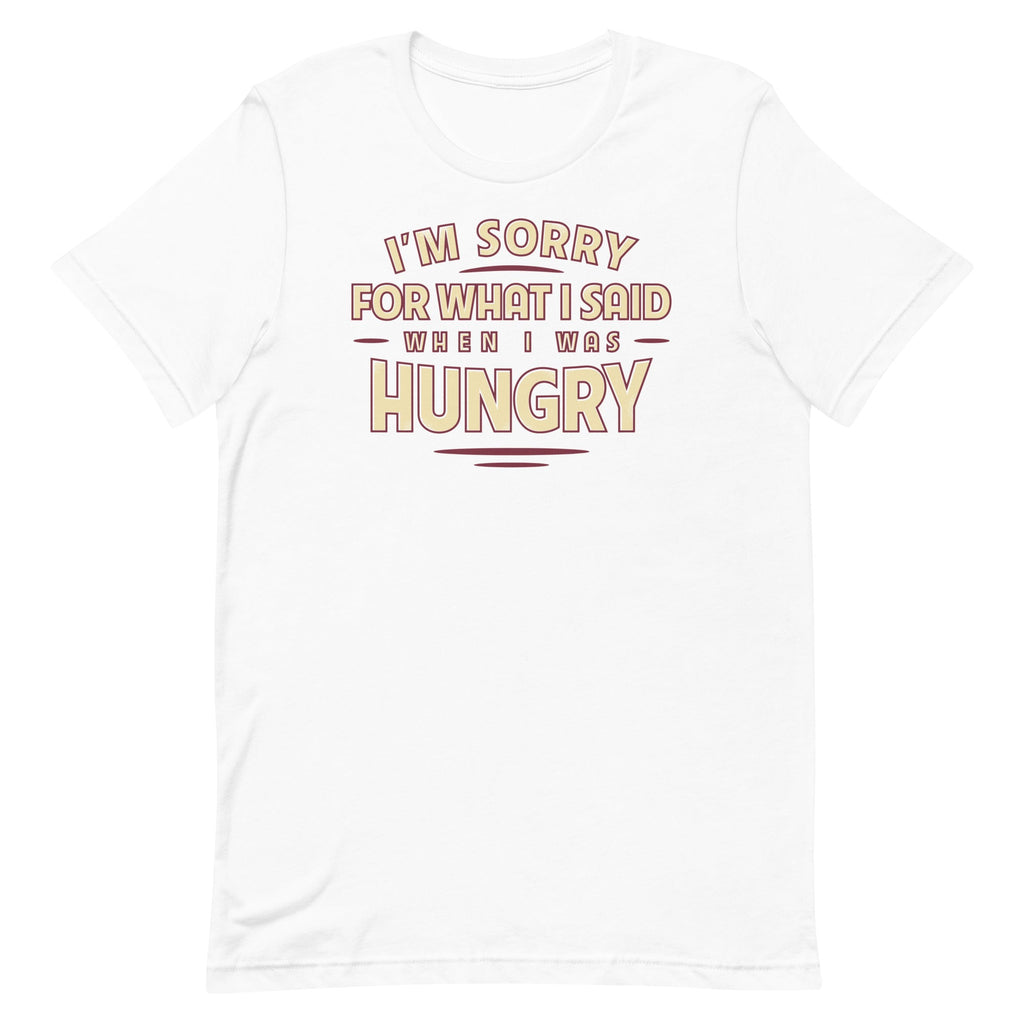 What I Said When I Was Hungry Men's Signature Tee Hoodie, Sweatshirt | PureTeeCo.com (Image 4)