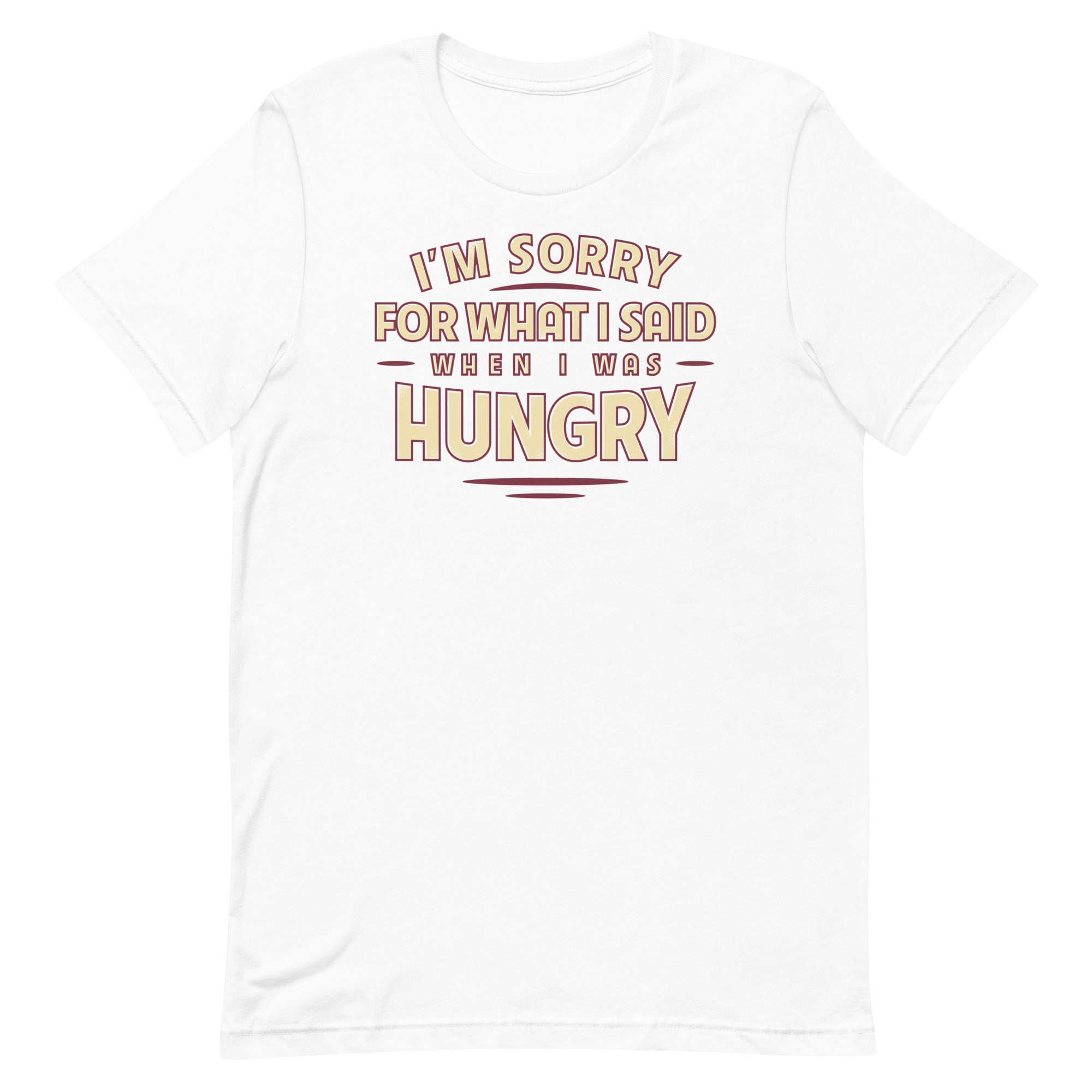 What I Said When I Was Hungry Men's Signature Tee Hoodie, Sweatshirt | PureTeeCo.com (Image 4)