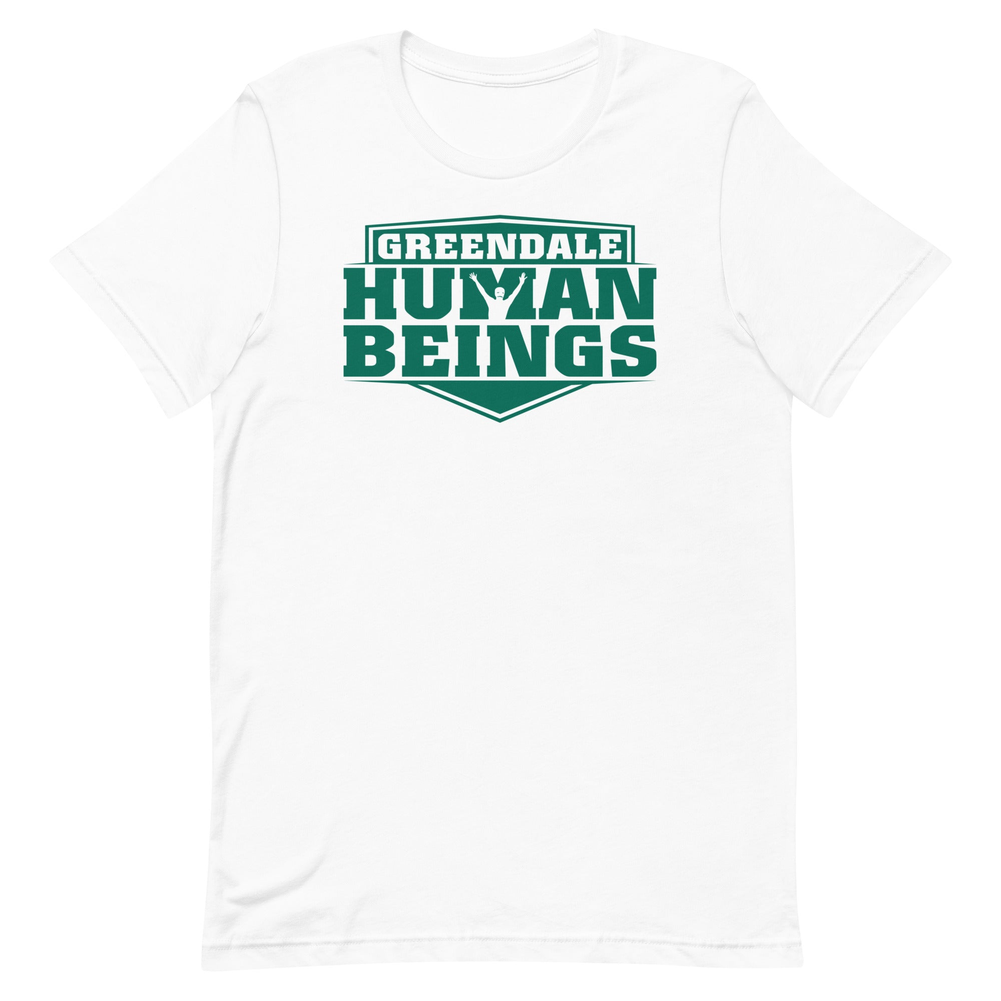 Greendale Human Beings Men's Signature Tee Hoodie, Sweatshirt | PureTeeCo.com (Image 4)