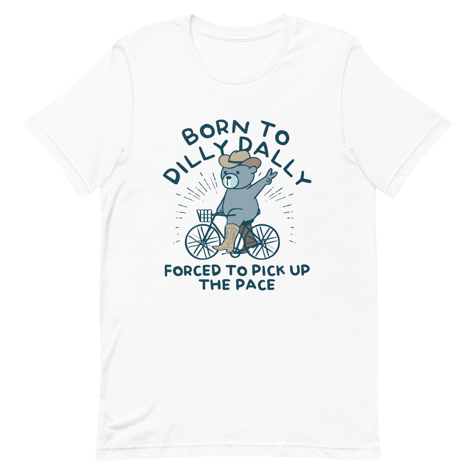 Born To Dilly Dally Forced To Pick Up The Pace Men's Signature Tee Hoodie, Sweatshirt | PureTeeCo.com (Image 5)