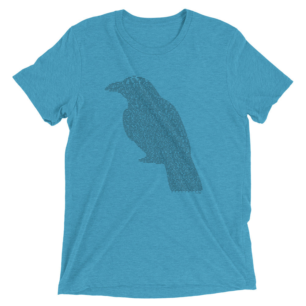 The Raven Men's Tri-Blend Tee Hoodie, Sweatshirt | PureTeeCo.com (Image 2)