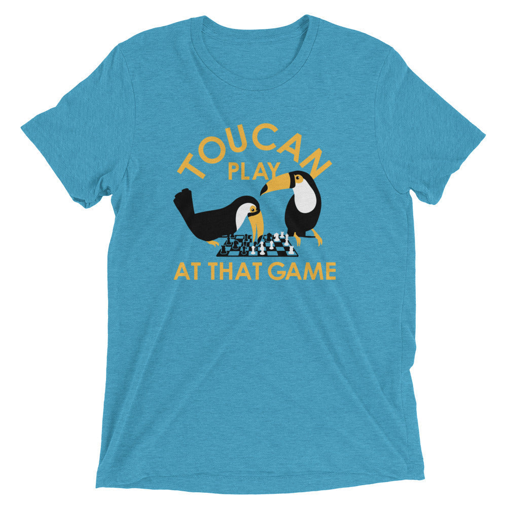 Toucan Play At That Game Men's Tri-Blend Tee Hoodie, Sweatshirt | PureTeeCo.com (Image 5)