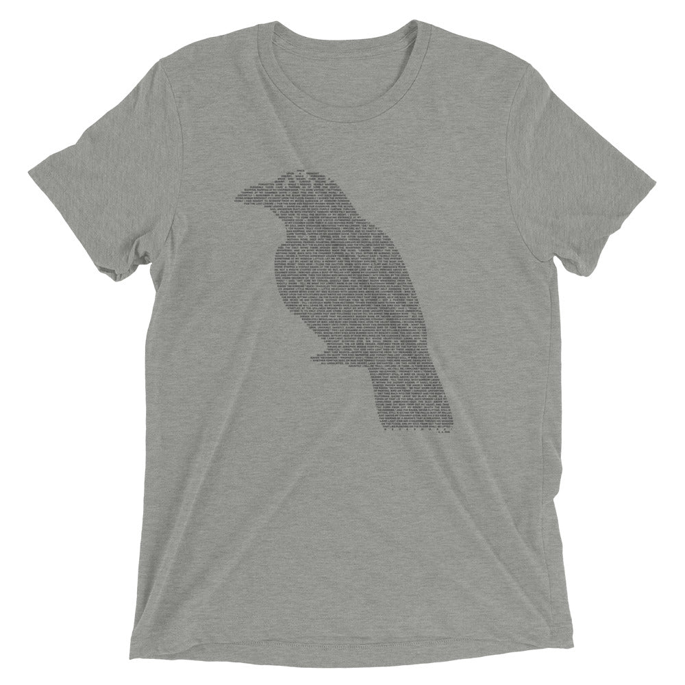 The Raven Men's Tri-Blend Tee Hoodie, Sweatshirt | PureTeeCo.com (Image 1)