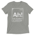 The Element Of Surprise Men's Tri-Blend Tee Hoodie, Sweatshirt | PureTeeCo.com (Image 1)