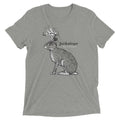 Jackalope Men's Tri-Blend Tee Hoodie, Sweatshirt | PureTeeCo.com (Image 1)
