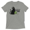 You Gotta Be Kitten Me Men's Tri-Blend Tee Hoodie, Sweatshirt | PureTeeCo.com (Image 1)