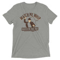 Watch Me Whip Men's Tri-Blend Tee Hoodie, Sweatshirt | PureTeeCo.com (Image 1)